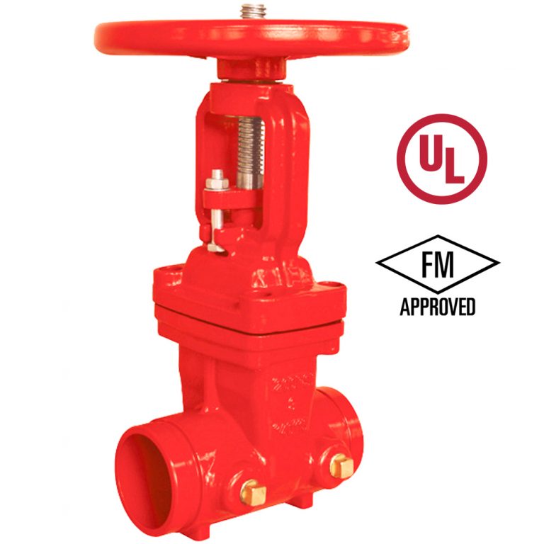 Gate Valve Grooved End 300psig Ulfm Liv Gtv Di Dfm 006 Lehry Valves 5996